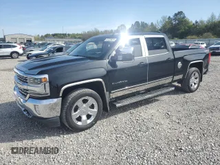 2017 Chevrolet Silverado 1500 LTZ with VIN 3GCUKSEJ9HG491930, listed as a Copart auction lot 51223025 with 128,251 mi miles and Salvage Title. Bid and sale history available at DreamBid. Image 1.