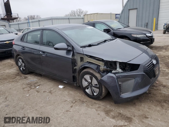 2019 Hyundai Ioniq Blue with VIN KMHC65LC8KU171620, listed as a Copart auction lot 43796755 with 151,479 mi miles and Salvage Title. Bid and sale history available at DreamBid. Image 4.