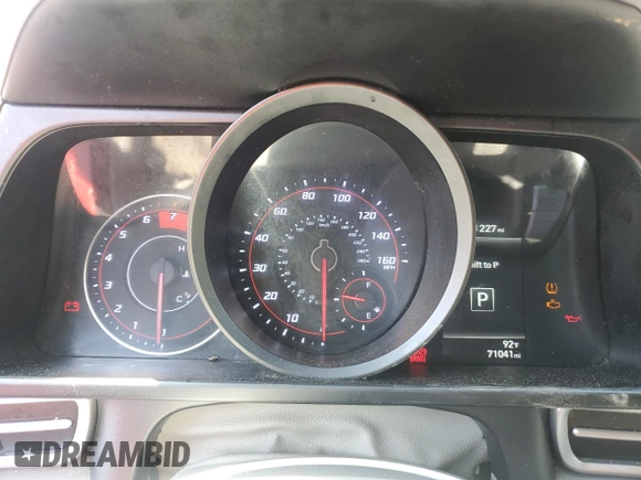 2023 Hyundai Elantra SEL with VIN KMHLM4AG7PU607726, listed as a Copart auction lot 61672495 with 71,041 mi miles and Clean title. Bid and sale history available at DreamBid. Image 9.