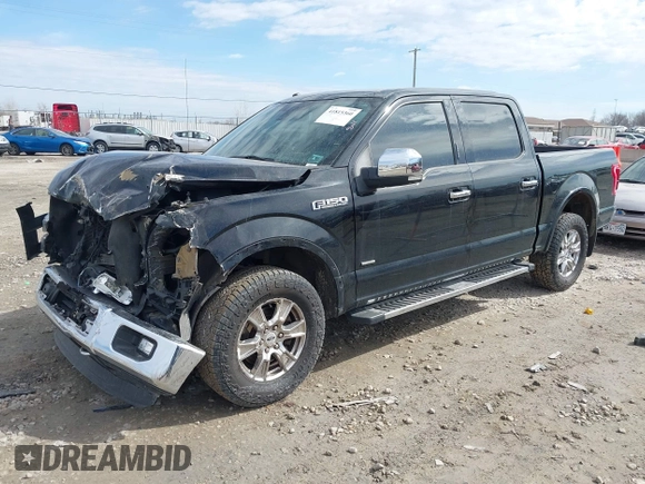2016 Ford F-150 XLT with VIN 1FTEW1EG0GKD11992, listed as a IAAI auction lot 41815360 with 95,377 mi miles. Bid and sale history available at carsss.com. Image 18.
