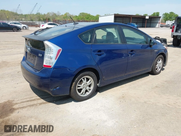 2011 Toyota Prius I with VIN JTDKN3DU3B0315824, listed as a IAAI auction lot 42034022 with 230,653 mi miles. Bid and sale history available at carsss.com. Image 4.