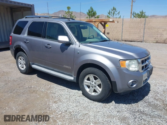 2008 Ford Escape Hybrid with VIN 1FMCU59H28KB77877, listed as a IAAI auction lot 42538747 with 305,353 mi miles and . Bid and sale history available at DreamBid. Image 1.