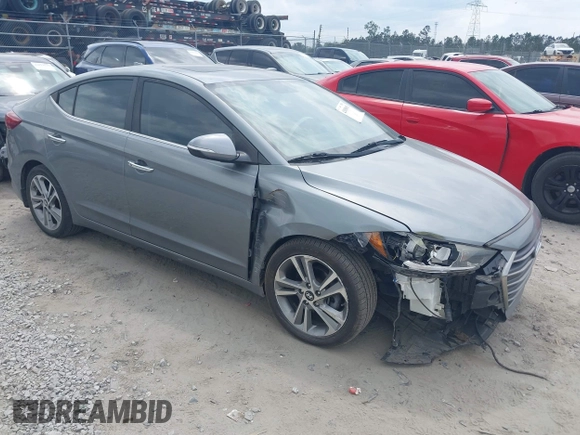 2017 Hyundai Elantra Value Edition z VIN KMHD84LF5HU291337, wystawiony jako IAAI lot #42038011 z przebiegiem 92 516 mil mil oraz . Historia ofert i sprzedaży dostępna na DreamBid. Obrazek 1.
