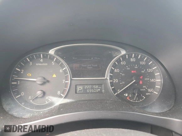 2015 Nissan Altima 2.5 S with VIN 1N4AL3AP0FN407035, listed as a Copart auction lot 50223075 with 220,158 mi miles and Salvage Title. Bid and sale history available at carsss.com. Image 9.