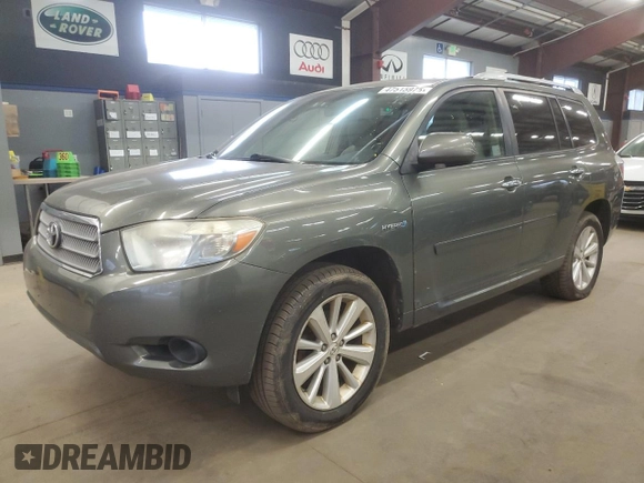 2008 Toyota Highlander Hybrid with VIN JTEEW41A182002001, listed as a Copart auction lot 47515975 with 272,304 mi miles and Clean Title. Bid and sale history available at carsss.com. Image 1.