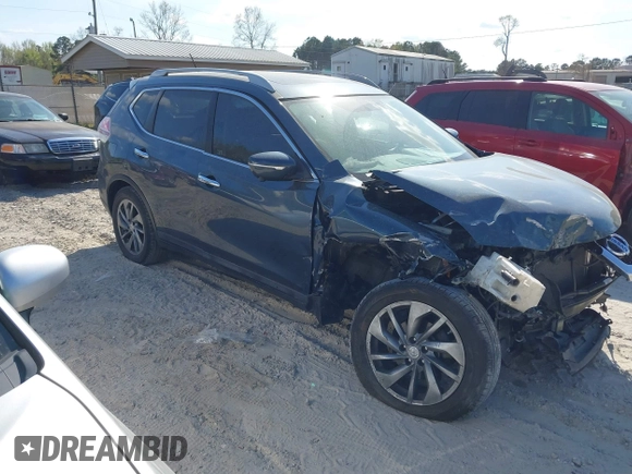 2014 Nissan Rogue SV with VIN 5N1AT2MT4EC778685, listed as a IAAI auction lot 41897568 with 135,922 mi miles and . Bid and sale history available at carsss.com. Image 1.