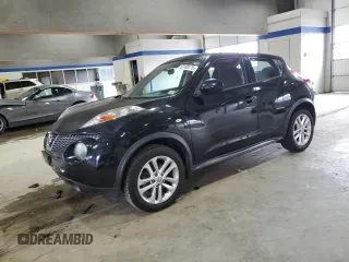 2014 Nissan Juke S with VIN JN8AF5MR8ET354674, listed as a Copart auction lot 53100175 with 118,041 mi miles and Salvage Title. Bid and sale history available at carsss.com. Image 1.