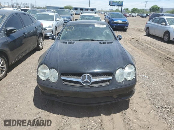 2003 Mercedes-Benz SL 500 with VIN WDBSK75F93F016612, listed as a Copart auction lot 57629005 with 52,791 mi miles and Clean title. Bid and sale history available at DreamBid. Image 5.