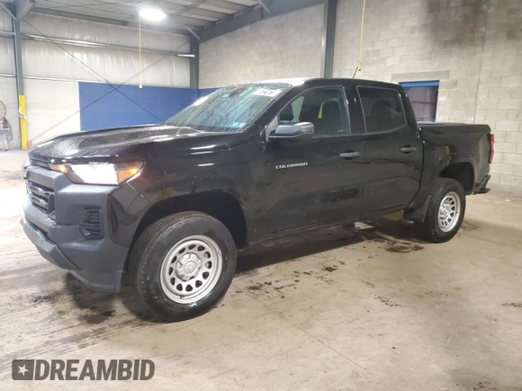 2023 Chevrolet Colorado 2WD Work Truck with VIN 1GCGSBECXP1176131, listed as a Copart auction lot 65121875 with 21,608 mi miles and Clean title. Bid and sale history available at DreamBid. Image 1.