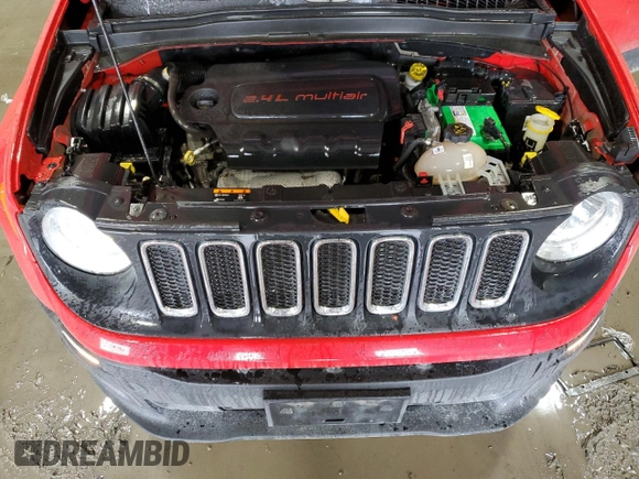 2017 Jeep Renegade Altitude with VIN ZACCJBBBXHPF84837, listed as a Copart auction lot 43204725 with 115,368 mi miles and Salvage Title. Bid and sale history available at carsss.com. Image 12.