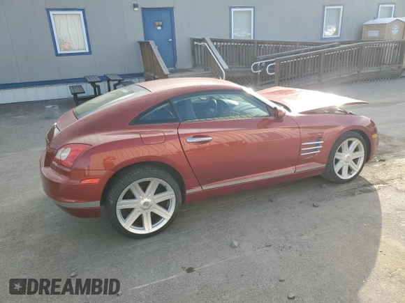 2004 Chrysler Crossfire z VIN 1C3AN69L44X018542, wystawiony jako Copart lot #54742605 z przebiegiem 164 695 mil mil oraz Szkody całkowita. Historia ofert i sprzedaży dostępna na DreamBid. Obrazek 3.