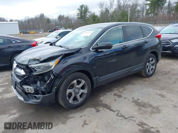 2017 Honda CR-V EX with VIN 2HKRW2H58HH639307, listed as a IAAI auction lot 41831761 with 283,027 mi miles. Bid and sale history available at carsss.com. Image 17.
