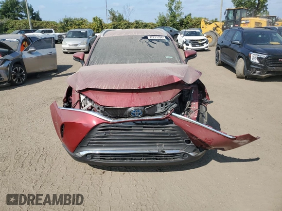 2022 Toyota Venza LE with VIN JTEAAAAH1NJ093734, listed as a Copart auction lot 72231534 with 81,674 mi miles and Salvage Title. Bid and sale history available at carsss.com. Image 5.