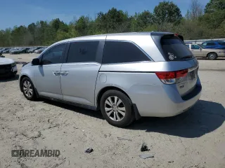 2015 Honda Odyssey EX-L with VIN 5FNRL5H66FB112090, listed as a Copart auction lot 52721475 with 120,472 mi miles and Salvage Title. Bid and sale history available at DreamBid. Image 2.