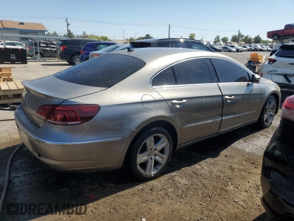 2013 Volkswagen CC Sport with VIN WVWBP7ANXDE532775, listed as a Copart auction lot 74339064 with 100,571 mi miles and Clean Title. Bid and sale history available at carsss.com. Image 3.