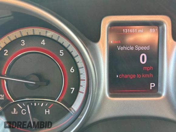 2013 Dodge Journey SXT with VIN 3C4PDDBG4DT593312, listed as a Copart auction lot 56431775 with 131,651 mi miles and Clean Title. Bid and sale history available at DreamBid. Image 8.