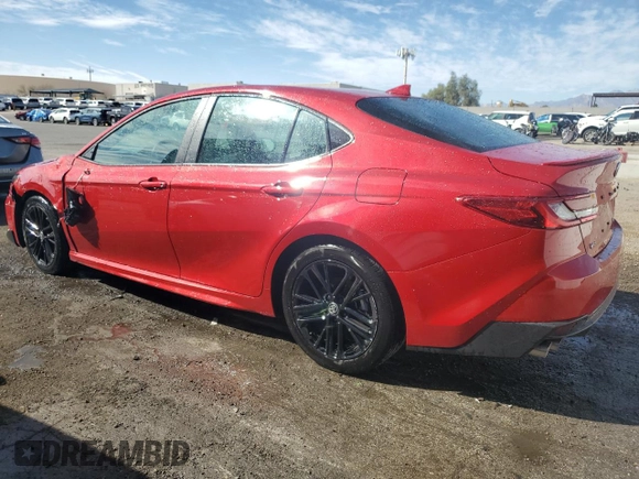 2025 Toyota Camry LE with VIN 4T1DAACK0SU010021, listed as a Copart auction lot 47488275 with 10,677 mi miles and Clean Title. Bid and sale history available at carsss.com. Image 2.