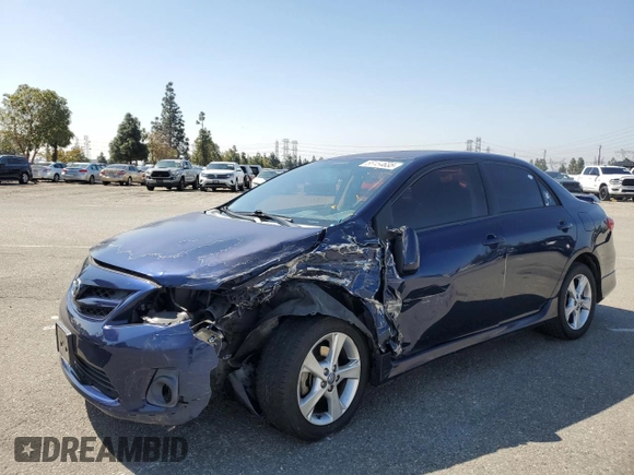 2013 Toyota Corolla L with VIN 5YFBU4EE9DP122795, listed as a Copart auction lot 55154635 with 88,853 mi miles and Salvage Title. Bid and sale history available at DreamBid. Image 1.