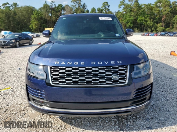 2020 Land Rover Range Rover with VIN SALGS5SE2LA568112, listed as a Copart auction lot 71191344 with 39,954 mi miles and Clean title. Bid and sale history available at DreamBid. Image 5.