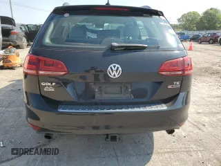 2017 Volkswagen Golf SportWagen S with VIN 3VW017AU1HM532340, listed as a Copart auction lot 58651844 with 73,535 mi miles and Salvage Title. Bid and sale history available at carsss.com. Image 6.