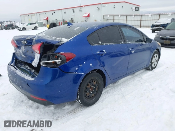 2017 Kia Forte LX with VIN 3KPFK4A77HE028873, listed as a IAAI auction lot 41507529 with 126,741 mi miles. Bid and sale history available at carsss.com. Image 4.