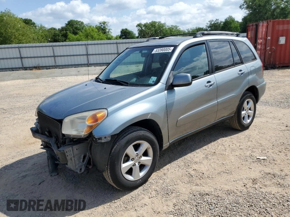 2005 Toyota RAV4 with VIN JTEGD20V350070475, listed as a Copart auction lot 53390005 with 96,666 mi miles and Salvage Title. Bid and sale history available at carsss.com. Image 1.