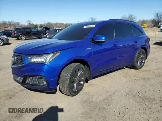 2019 Acura MDX Technology with VIN 5J8YD4H02KL001026, listed as a Copart auction lot 49491635 with 74,939 mi miles and Salvage title. Bid and sale history available at DreamBid. Image 1.