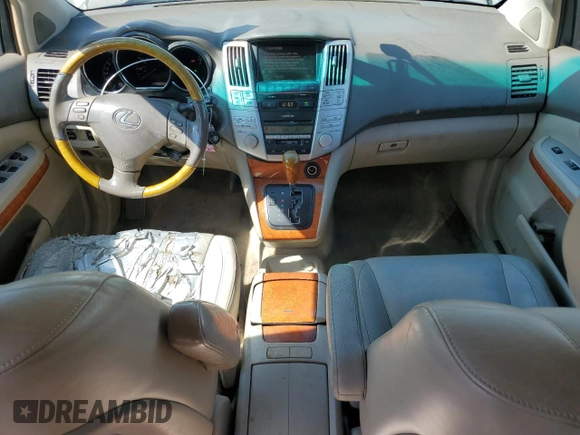 2005 Lexus RX 330 with VIN JTJGA31U350051558, listed as a Copart auction lot 60489215 with 216,702 mi miles and Salvage title. Bid and sale history available at DreamBid. Image 8.