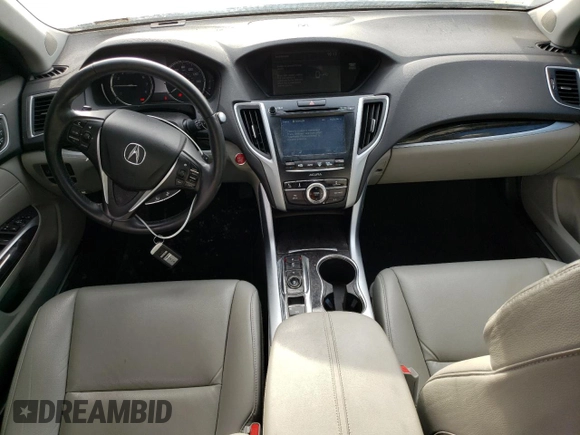 2020 Acura TLX with VIN 19UUB2F33LA001930, listed as a Copart auction lot 44854855 with 55,429 mi miles and Salvage Title. Bid and sale history available at carsss.com. Image 8.