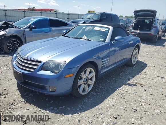 2006 Chrysler Crossfire Limited с VIN 1C3AN65L76X061832, выставлен на аукционе Copart как лот 57773895 с пробегом 107 153 миль миль и Списание • Salvage title. История ставок и продаж доступна на DreamBid. Изображение 1.
