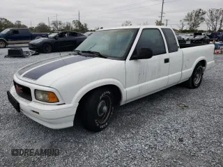 1996 GMC Sonoma SLS with VIN 1GTCS19X3TK531229, listed as a Copart auction lot 41438365 with 0 mi miles and Salvage Title. Bid and sale history available at carsss.com. Image 1.