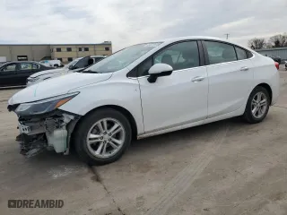 2017 Chevrolet Cruze LT with VIN 1G1BH5SE1H7279283, listed as a Copart auction lot 46670125 with 74,713 mi miles and Salvage Title. Bid and sale history available at carsss.com. Image 1.