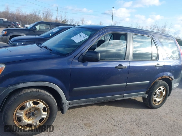 2006 Honda CR-V LX with VIN JHLRD785X6C013465, listed as a IAAI auction lot 41843337 with 237,622 mi miles and . Bid and sale history available at carsss.com. Image 14.