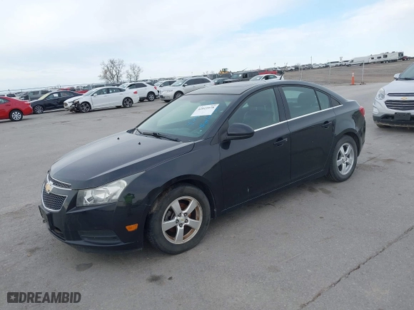 2011 Chevrolet Cruze LT w/2LT with VIN 1G1PG5S9XB7105604, listed as a IAAI auction lot 42019978 with 123,090 mi miles. Bid and sale history available at carsss.com. Image 2.