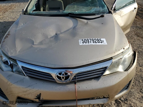 2012 Toyota Camry L with VIN 4T1BF1FK1CU591597, listed as a Copart auction lot 50979285 with 127,742 mi miles and Salvage Title. Bid and sale history available at carsss.com. Image 11.