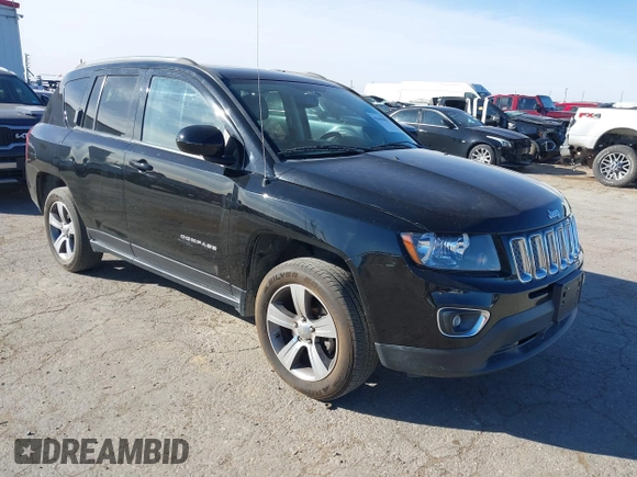 2016 Jeep Compass High Altitude Edition with VIN 1C4NJCEA2GD761735, listed as a IAAI auction lot 41404892 with 114,129 mi miles. Bid and sale history available at carsss.com. Image 1.