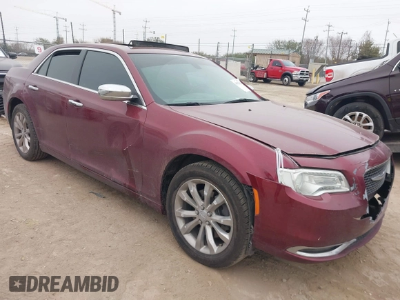 2020 Chrysler 300 Limited with VIN 2C3CCAKG3LH142027, listed as a IAAI auction lot 41532381 with 123,703 mi miles. Bid and sale history available at carsss.com. Image 1.