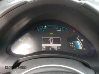 2015 Nissan LEAF SV with VIN 1N4AZ0CP6FC313084, listed as a Copart auction lot 74551593 with 103,628 mi miles. Bid and sale history available at carsss.com. Image 9.
