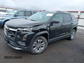 2025 Chevrolet Equinox AWD LT with VIN 3GNAXPEGXSL173472, listed as a IAAI auction lot 42148106 with 19,406 mi miles. Bid and sale history available at carsss.com. Image 2.