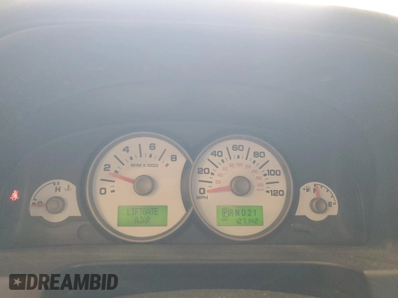2007 Ford Escape Limited with VIN 1FMCU94187KA31709, listed as a Copart auction lot 54930675 with 127,142 mi miles and Salvage Title. Bid and sale history available at carsss.com. Image 9.