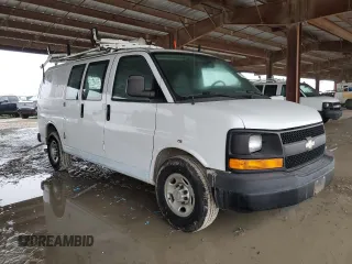 2013 Chevrolet Express Cargo z VIN 1GCWGFCA7D1903209, wystawiony jako Copart lot #60003795 z przebiegiem 175 440 mil mil oraz Czysty tytuł • Clean title. Historia ofert i sprzedaży dostępna na DreamBid. Obrazek 4.