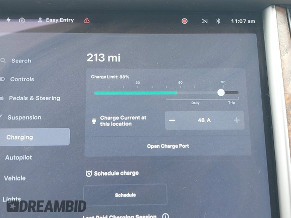 2020 Tesla Model S Long Range with VIN 5YJSA1E29LF363957, listed as a IAAI auction lot 42402667 with 45,058 mi miles and . Bid and sale history available at DreamBid. Image 17.