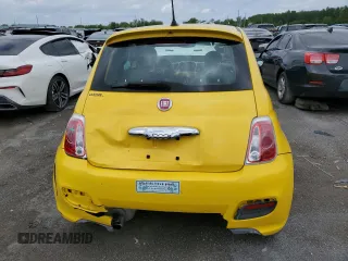 2016 FIAT 500 Sport z VIN 3C3CFFBRXGT155408, wystawiony jako Copart lot #53004854 z przebiegiem 35 188 mil mil oraz Szkoda całkowita • Salvage title. Historia ofert i sprzedaży dostępna na DreamBid. Obrazek 6.