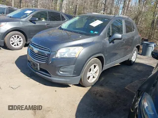 2016 Chevrolet Trax LT with VIN 3GNCJLSBXGL219062, listed as a IAAI auction lot 42000897 with 135,732 mi miles. Bid and sale history available at carsss.com. Image 2.