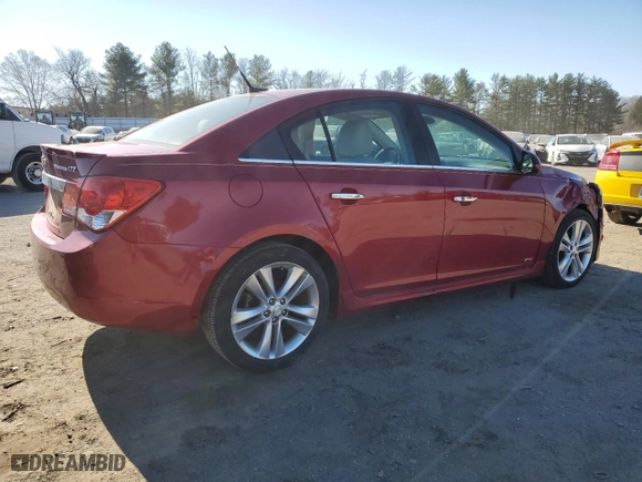 2012 Chevrolet Cruze LTZ with VIN 1G1PH5SC2C7364565, listed as a Copart auction lot 49767895 with 127,513 mi miles and Salvage Title. Bid and sale history available at carsss.com. Image 3.