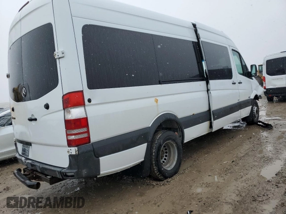 2011 Mercedes-Benz Sprinter with VIN WD3PF4CD0B5588033, listed as a Copart auction lot 45869255 with 241,977 mi miles and Salvage Title. Bid and sale history available at DreamBid. Image 3.