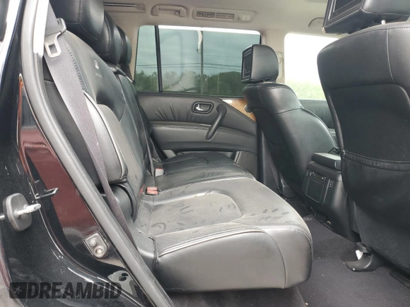 2012 Infiniti QX56 8-passenger with VIN JN8AZ2ND3C9716249, listed as a Copart auction lot 75364924 with 0 mi miles and Clean Title. Bid and sale history available at carsss.com. Image 11.