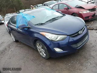2012 Hyundai Elantra GLS with VIN 5NPDH4AE6CH098292, listed as a IAAI auction lot 41475661 with 94,083 mi miles. Bid and sale history available at carsss.com. Image 1.