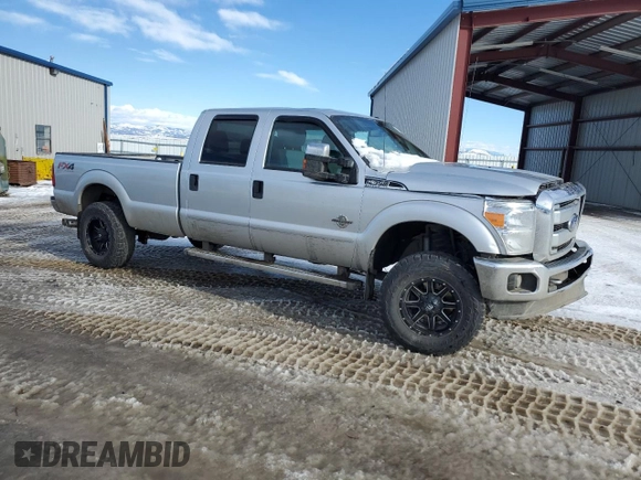 2016 Ford F-350 Platinum with VIN 1FT8W3BT1GEC70944, listed as a Copart auction lot 41298774 with 129,636 mi miles and Salvage title. Bid and sale history available at DreamBid. Image 4.