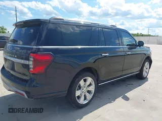 2024 Ford Expedition Max Platinum with VIN 1FMJK1L83REA26576, listed as a IAAI auction lot 42216188 with 9,005 mi miles and . Bid and sale history available at DreamBid. Image 4.